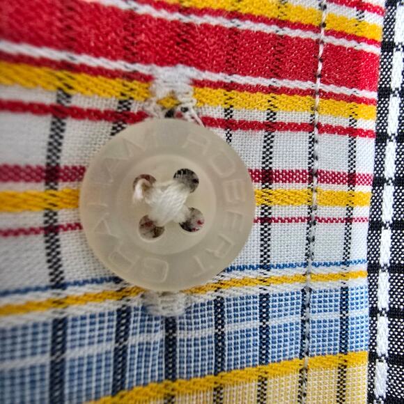 Robert Graham Striped Paisley Multi Color Button Down Shirt Size L - Picture 7 of 11